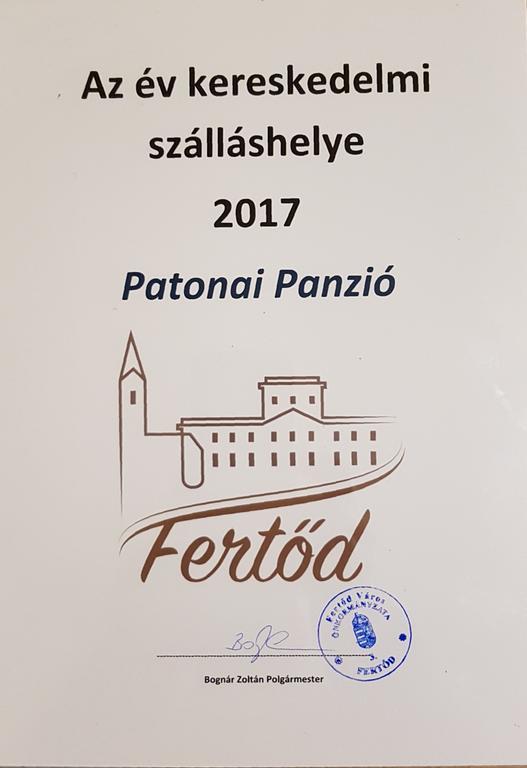 Hotel Patonai Fertod Exterior photo